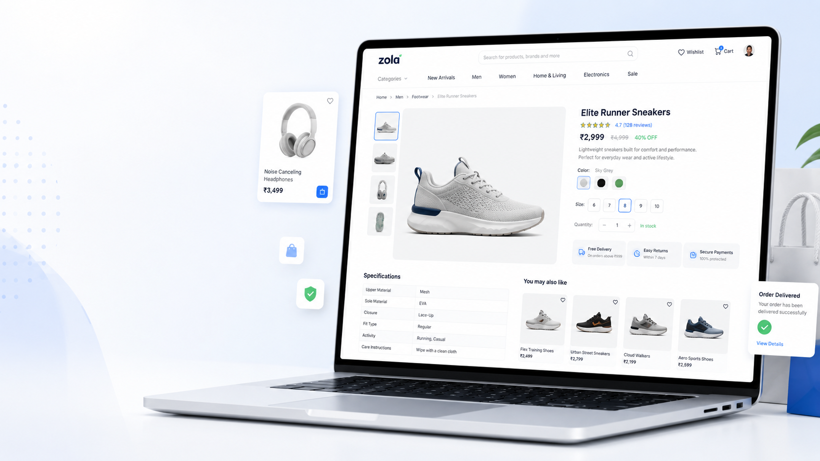 A configurable eCommerce platform for businesses that want a professional storefront and stronger control behind every order.